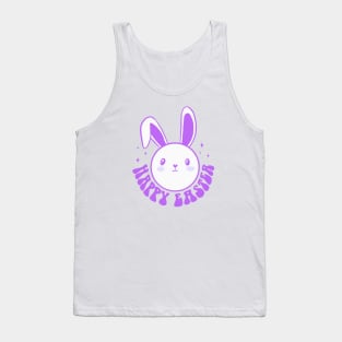 Happy Easter a cool groovy Easter Bunny design Tank Top